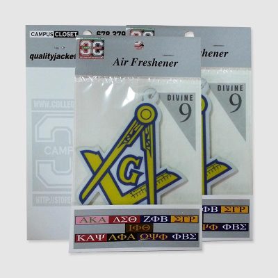 Air Freshener with Custom Card