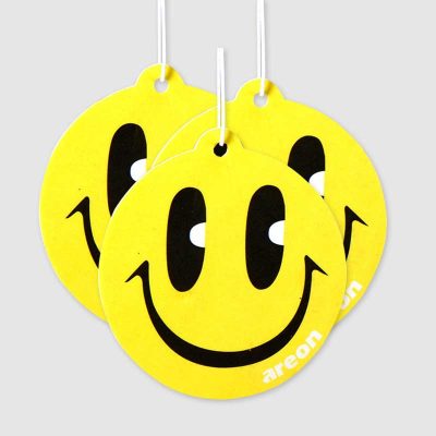 Smile Circle Paper Air Freshener Tag