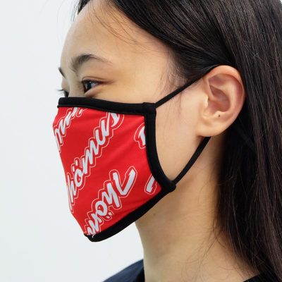 face with mask on