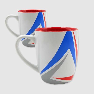 2 tone Anniversary Coffee Mug with Company Logo