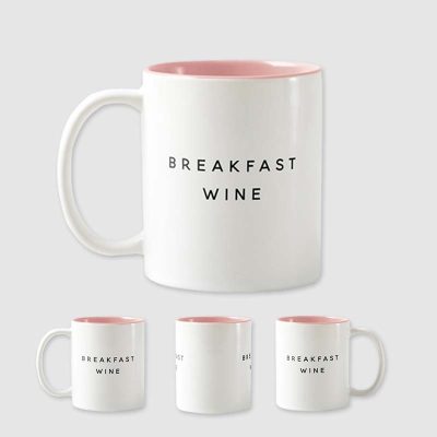pink interior mug