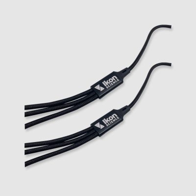 logo engraved on cable