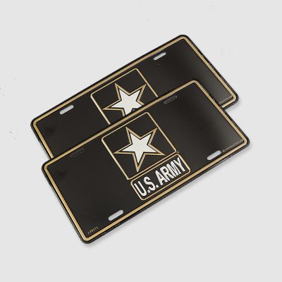 US Army license plate