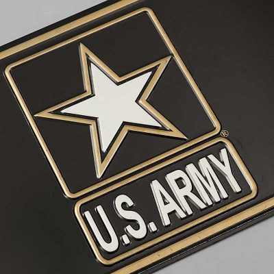 US Army license plate