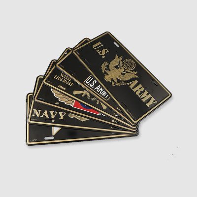 US Army license plates