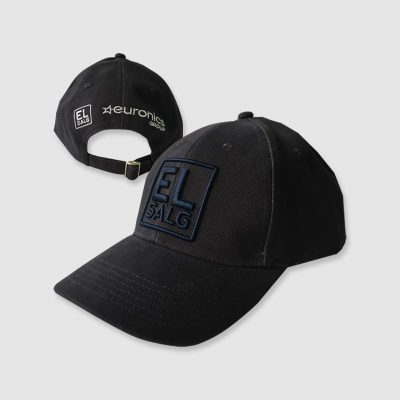 black baseball cap with patch
