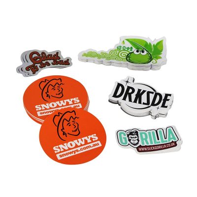 custom die cuts stickers