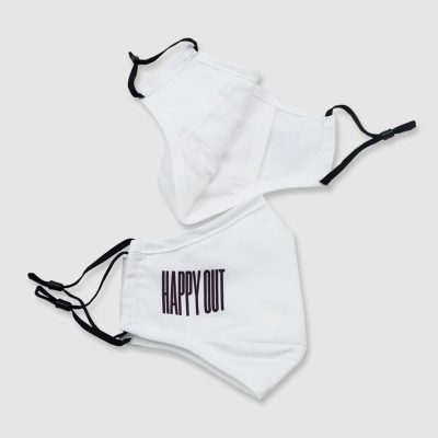 3-Layer Reusable Adjustable Custom Face Mask-white