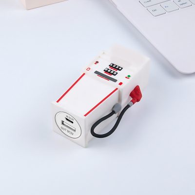bottom view anniversary gift custom shape power bank