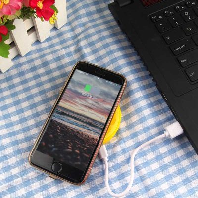 yellow custom design wireless charger