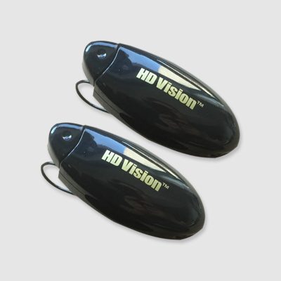 Eyeglass and Sunglass Visor Clip in black