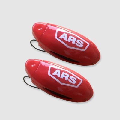 Eyeglass and Sunglass Visor Clip in red