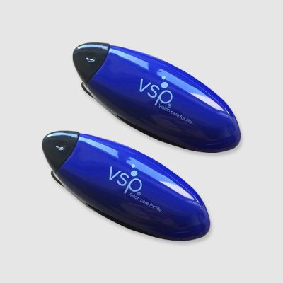 Eyeglass and Sunglass Visor Clip in blue