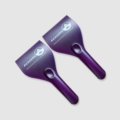 purple ice scraper