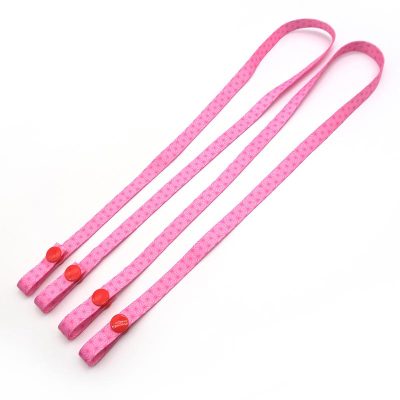 pink mask holder