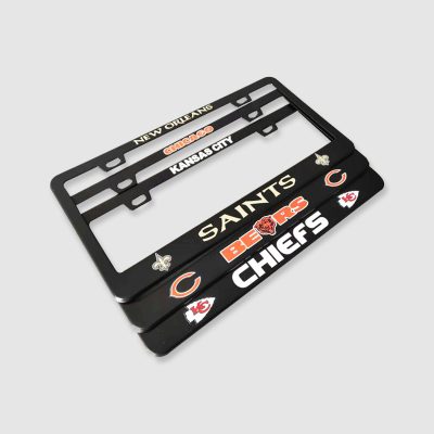 Zinc Silkscreen Metal License Plate Frames