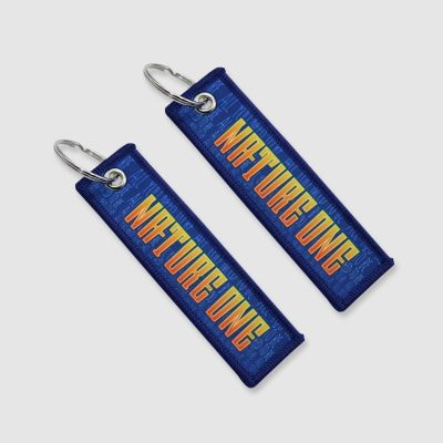 shadow color woven key chain