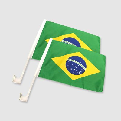 Brazil flag for car window