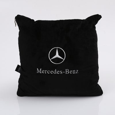 benz Square Throw Pillow Cover