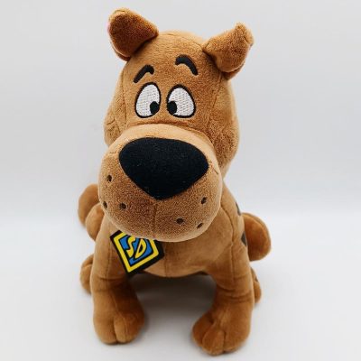 plush dog front view