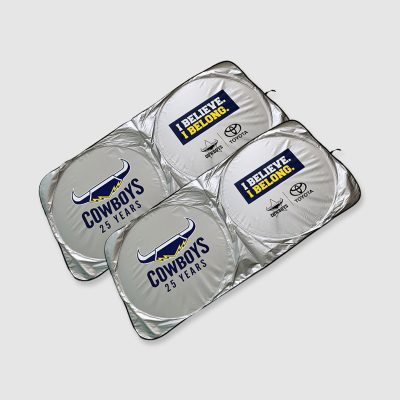 cowboys 25 years sunshade, silver
