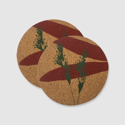 round cork coaster
