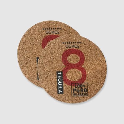 8 cork bar coaster