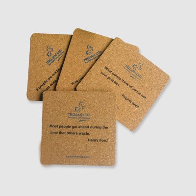 rectangle cork coaster