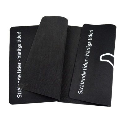 back side and front side of the mouse pad