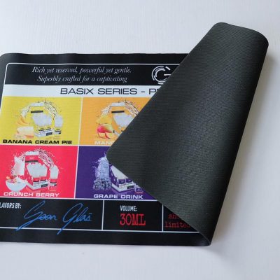 back view of rubber