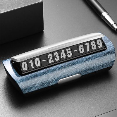 Hidden Phone Number Plates for Car Dashboard