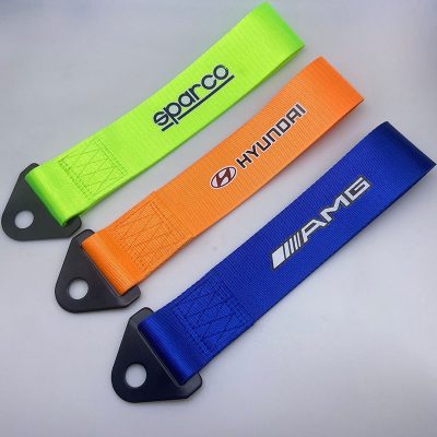 orange blue Nylon Tie Down Strap