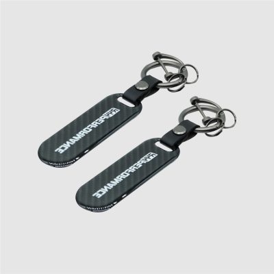 Carbon Auto Key Chain, R44 Performance logo printed