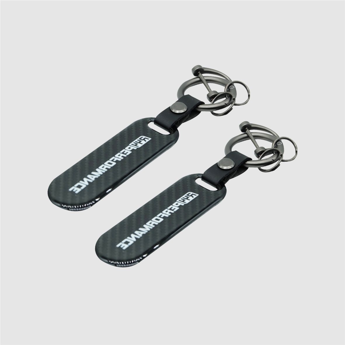 Superior Custom Carbon Auto Keychain 1 Carbon Auto Key Chain, R44 Performance logo printed