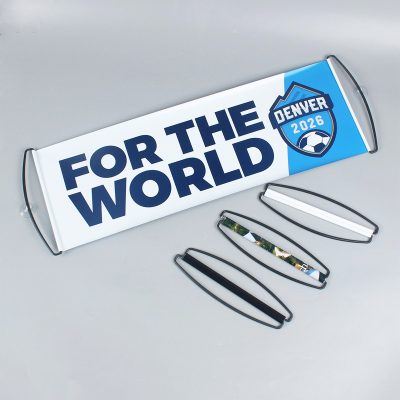 handheld banner, for the world cup, FIFA 2026