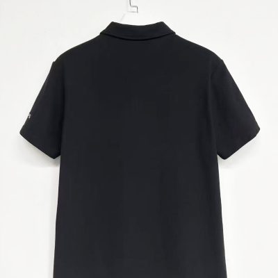 black polo shirts back side