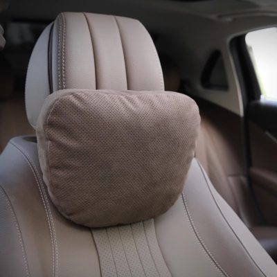 coffee color Breathable Car Neck Pillow