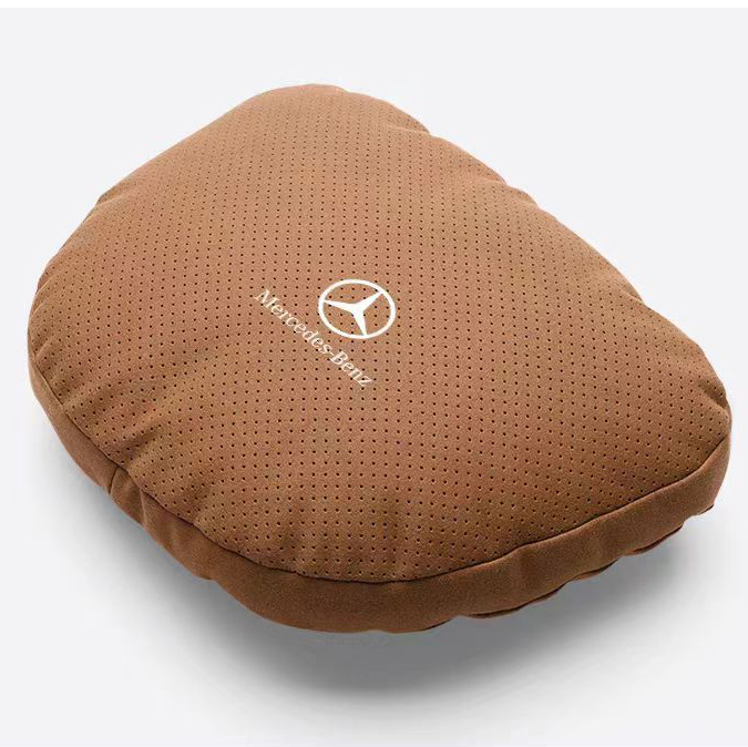 Premium Car Seat Headrest Pillow with Removable Cover 2 car neck pillow for BENZ