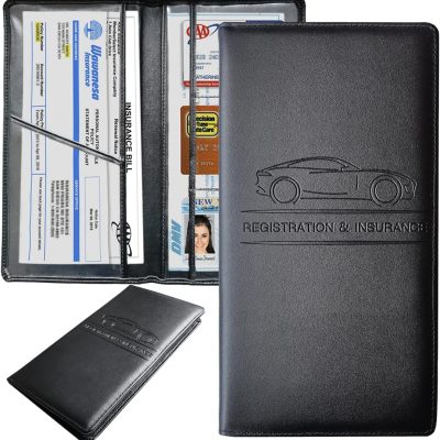 car document holder in black