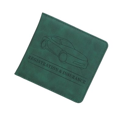 green Vehicle Registration Holder