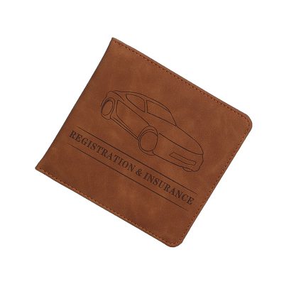 Magnetic Closure Vehicle Registration Holder Wallet Case